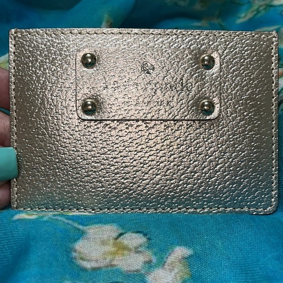 Kate Spade Rose Gold Card Wallet - Picture 3 of 14